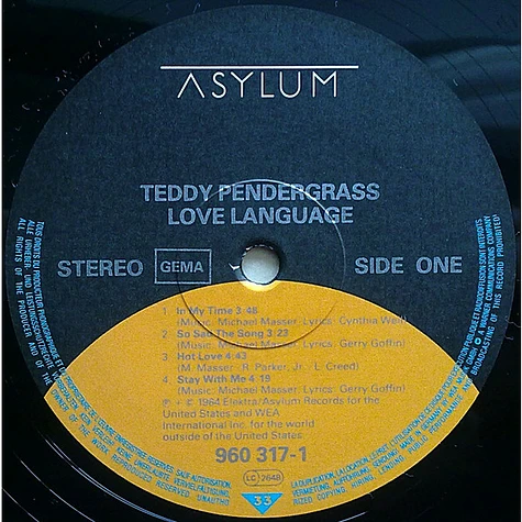 Teddy Pendergrass - Love Language