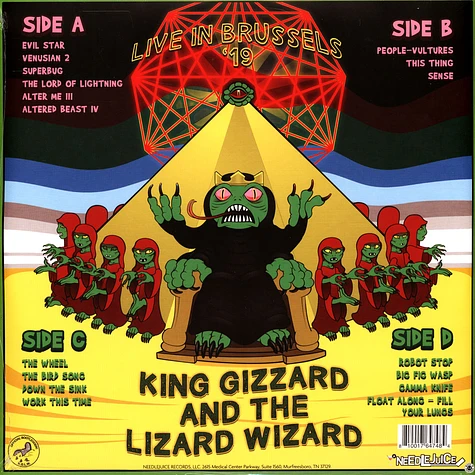 King Gizzard & The Lizard Wizard - Live In Brussels '19 Colored Vinyl Edition