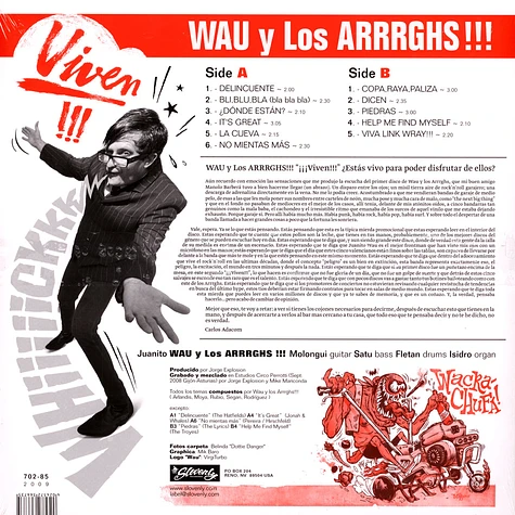 Wau Y Los Arrrghs - Viven