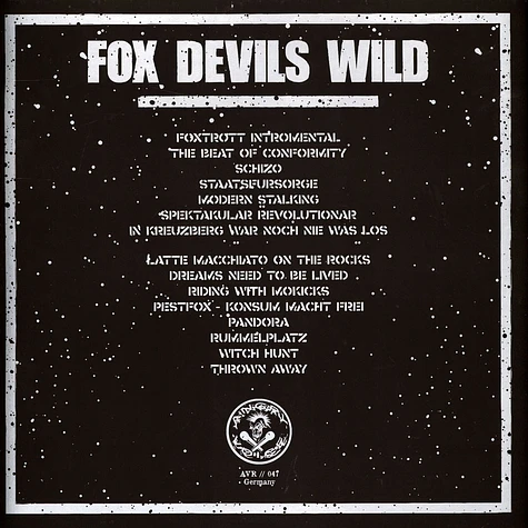 Fox Devils Wild - The Beat Of Conformity