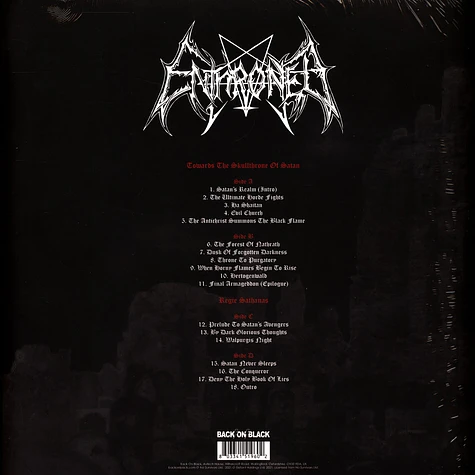 Enthroned - Towards The Skullthrone / Regie Sathanas Black Vinyl Edition