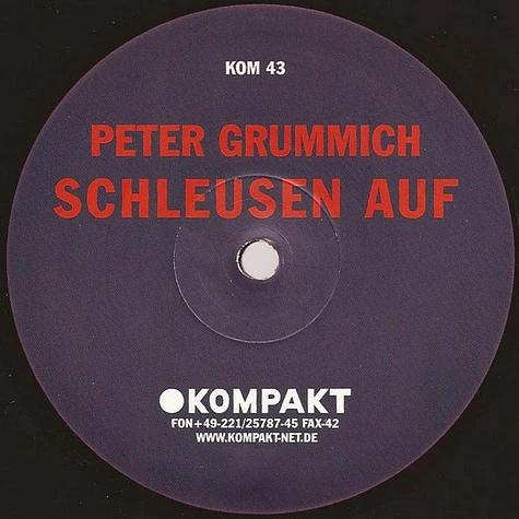 Peter Grummich - Schleusen Auf