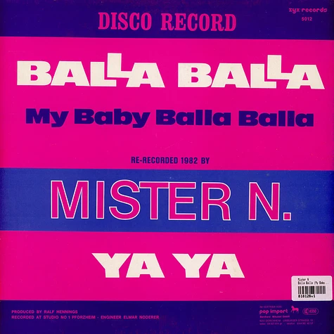 Mister N - Balla Balla (My Baby Balla Balla)