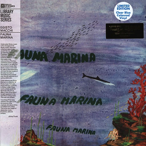 Egisto Macchi - Fauna Marina Clear Blue Vinyl Edition