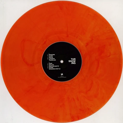 Throwing Snow - Dragons Marbled Orange Vinyl Edition