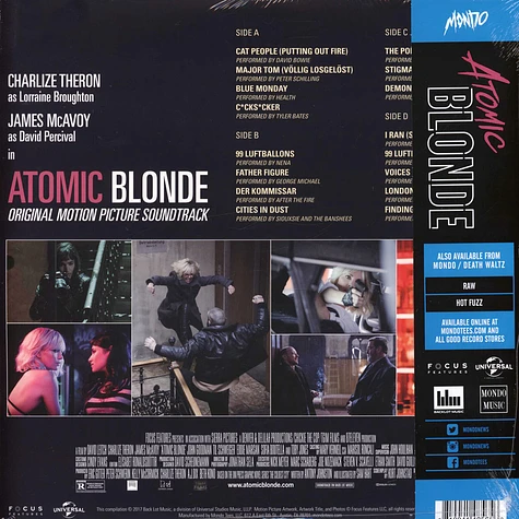 V.A. - OST Atomic Blonde Pink Vinyl Edition