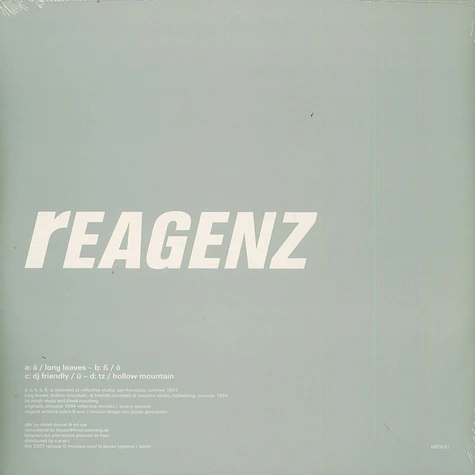 Reagenz - Reagenz (2021 Remaster) Neon Green Vinyl Edition
