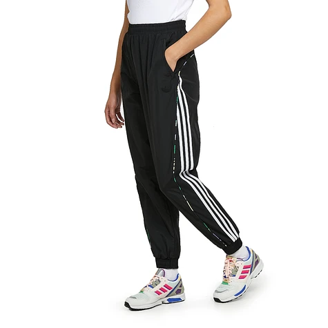 adidas - Floral Piping Woven High Waist Track Pants