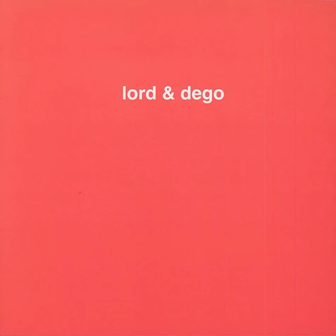 Lord & Dego - Lord & Dego