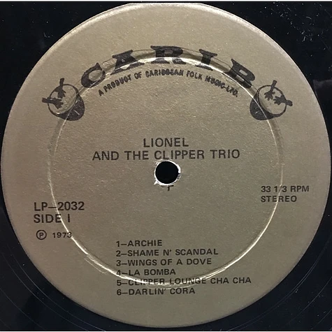 Lionel And The Clipper Trio - On A Calypso Cruise