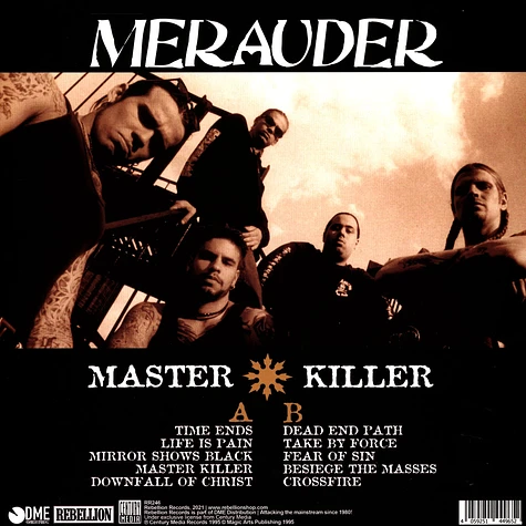 Merauder - Master Killer Clear / Red / Purple Splatter Vinyl Edition