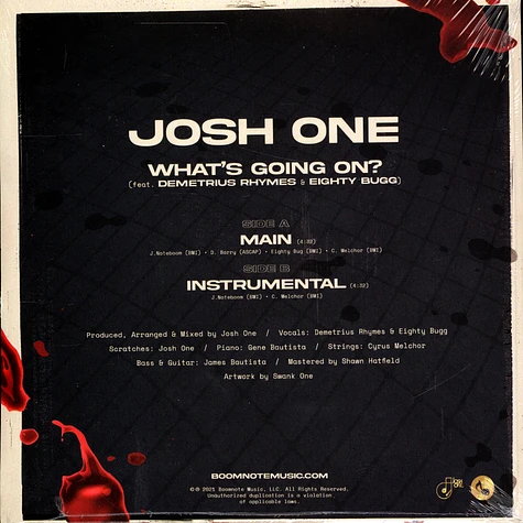 Josh One - What's Going On? (Feat. Demetrius Rhymes & Eighty Bugg)