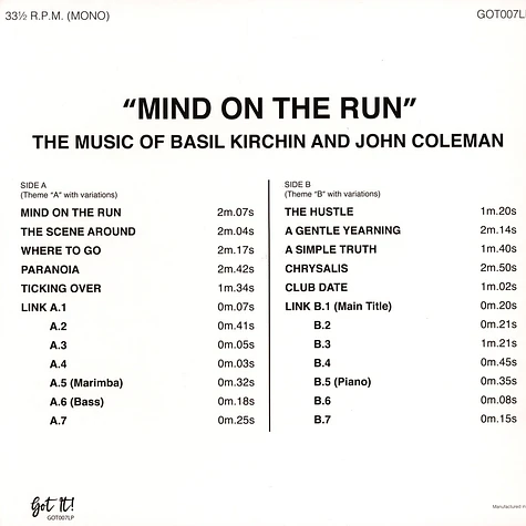 Basil Kirchin And John Coleman - Mind On The Run
