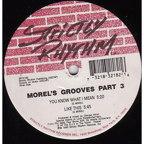 George Morel - Morel's Grooves Part 3