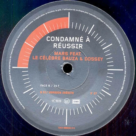 DJ Mars Feat. Le Célèbre Bauza - Et Ta Soeur / Condamné À Réussir