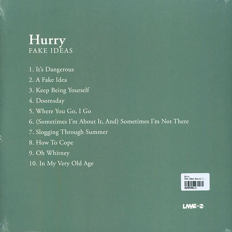 Hurry - Fake Ideas Natural Vinyl Edition