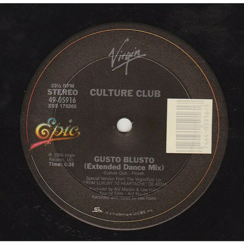 Culture Club - Gusto Blusto