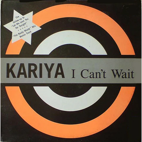 Kariya - I Can't Wait