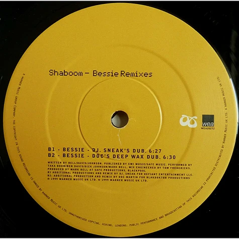 Shaboom - Bessie Remixes