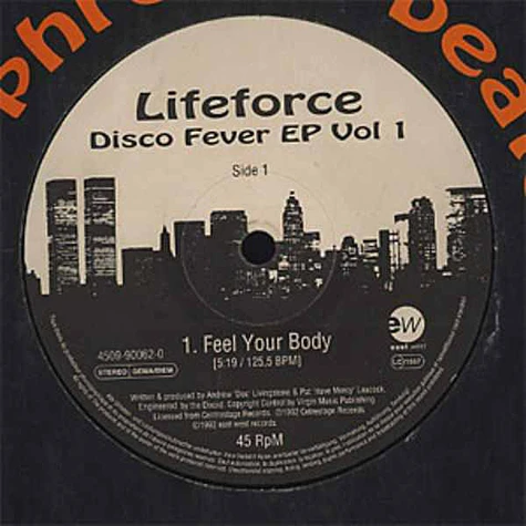 Lifeforce - Disco Fever EP Vol 1