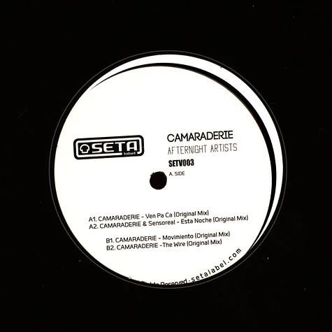 Camaraderie - Afternight Artists EP