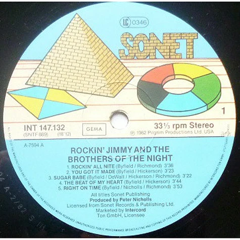 Rockin' Jimmy & The Brothers Of The Night - Rockin' Jimmy & The Brothers Of The Night