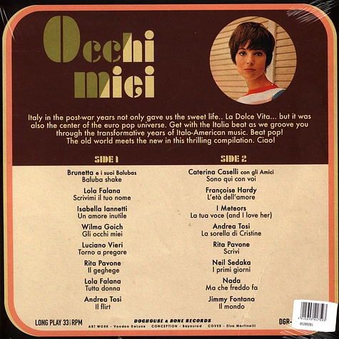 V.A. - Occhi Miei: 1963-69 Italian Pop