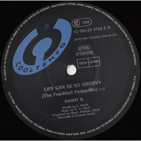 Danny B - Life Can Be So Groovy