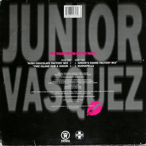 Junior Vasquez - Get Your Hands Off My Man!