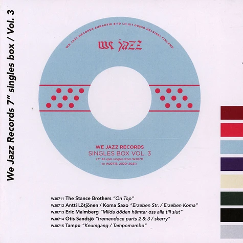 V.A. - We Jazz Records 7" Singles Box Volume 3