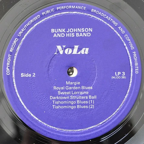 Bunk Johnson & His Band - Bunk Johnson And His Band