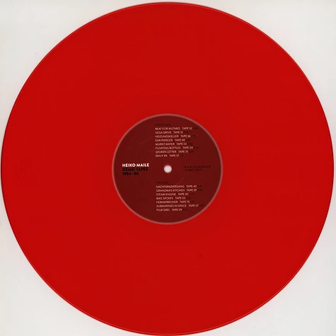 Heiko Maile - Demo Tapes 1984-86 HHV Exclusive Red Vinyl Edition
