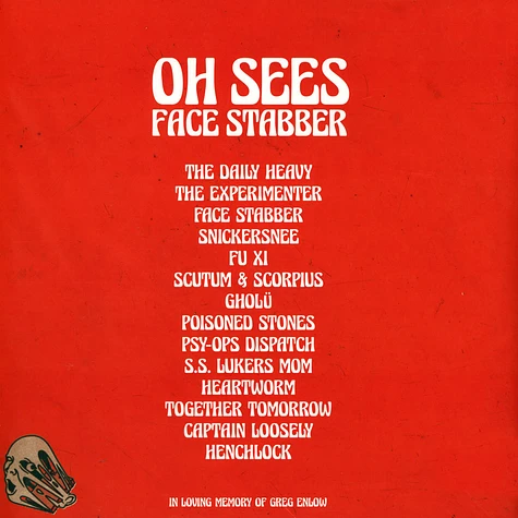 THEE OH SEES Face Stabber 2×LP レコード 限定盤-