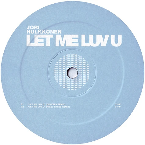 Jori Hulkkonen - Let Me Luv U