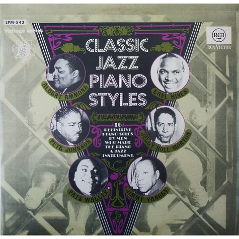 V.A. - Classic Jazz Piano Styles