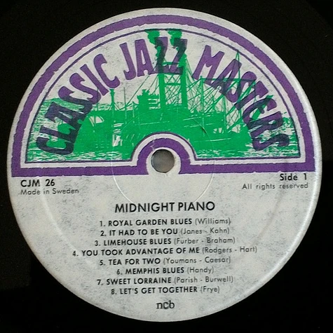 Willie "The Lion" Smith / Cliff Jackson / Don Frye - Midnight Piano
