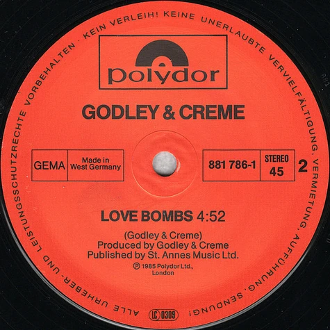 Godley & Creme - Cry (Extended Remix)