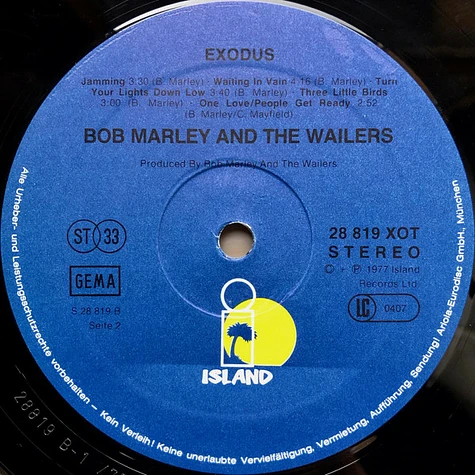 Bob Marley & The Wailers - Exodus