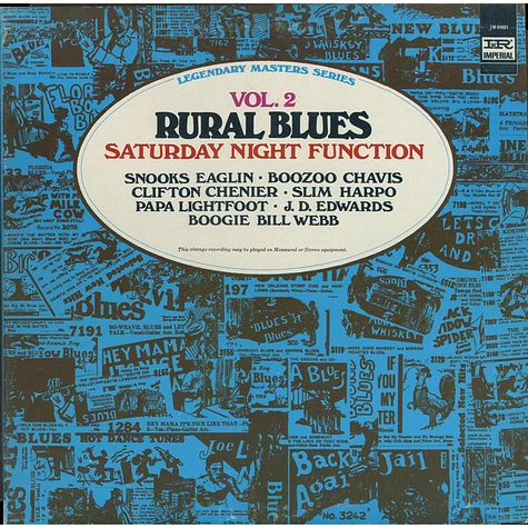 V.A. - Rural Blues Vol 2: Saturday Night Function