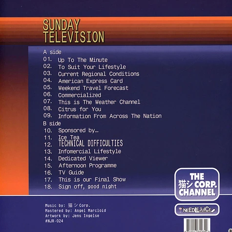 Catsystem Corp. - Sunday Television Blue / White Vinyl Edition