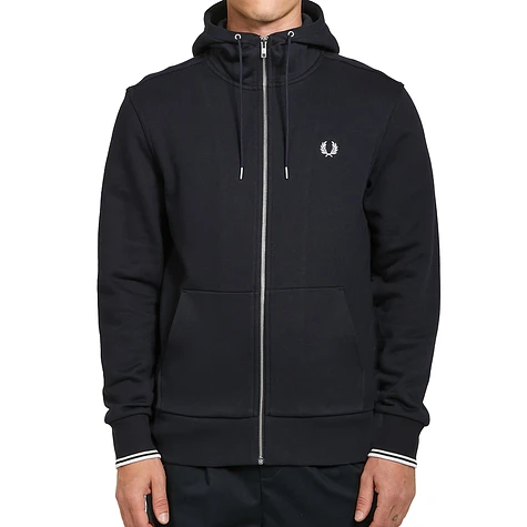 Fred Perry - Hooded Zip Through Sweatshirt