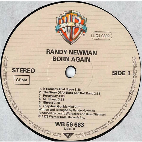 Randy Newman - Born Again