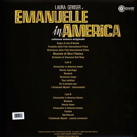 Nico Fidenco - OST Emanuelle In America