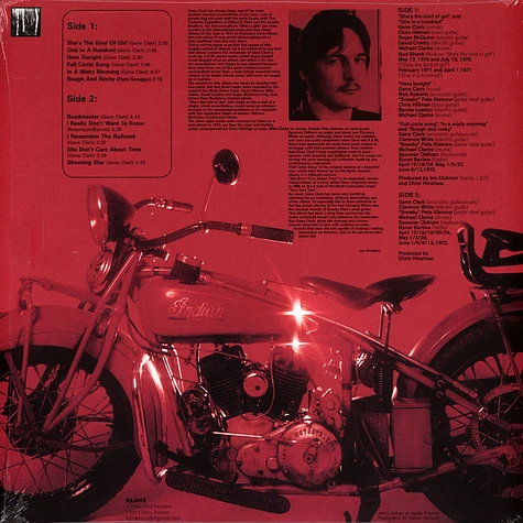 Gene Clark - Roadmaster Yellow Vinyl Edition