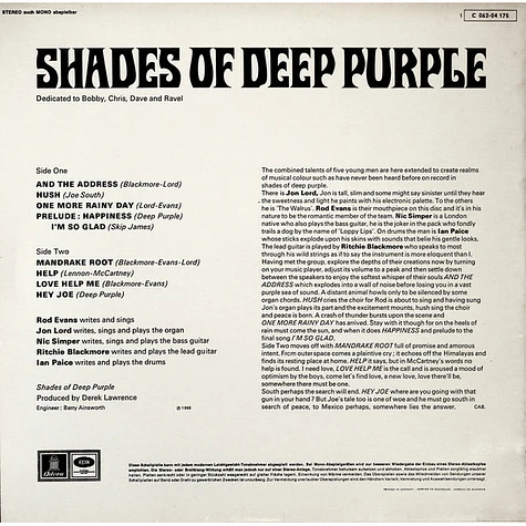 Deep Purple - Shades Of Deep Purple