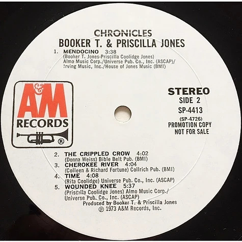 Booker T. Jones & Priscilla Jones - Chronicles