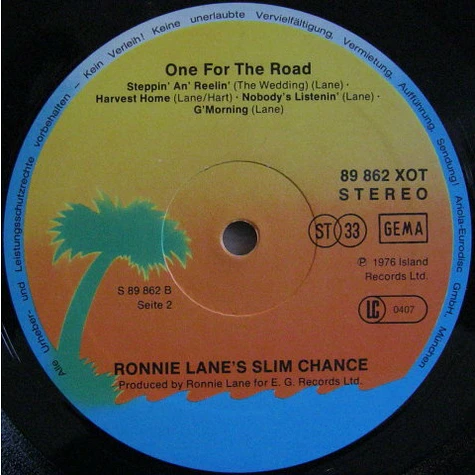 Ronnie Lane & Slim Chance - One For The Road