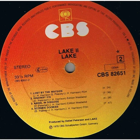Lake - Lake II