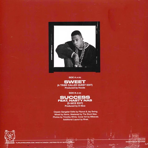 Jay-Z - Sweet (A Tribe Called Quest Edit) / Success (D-Nice Edit) Classic Gangster Edits By Flipout & Jay Swing