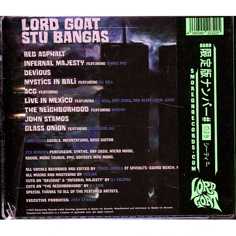 Lord Goat & Stu Bangas - Final Expenses Green Cover Edition